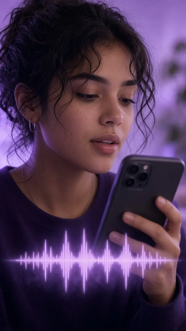 Voice recording.